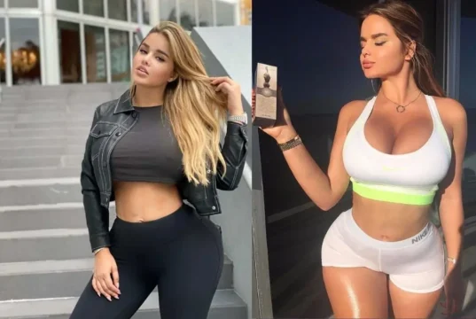 Anastasiya Kvitko Stuns in Red G-String for Valentine’s Day